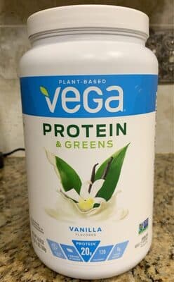 VEGA, PROTEIN & GREENS DRINK MIX, VANILLA