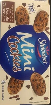 MINI COOKIES, DOUBLE CHOCOLATE