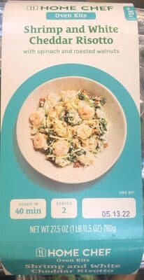 SHRIMP AND WHITE CHEDDAR RISOTTO