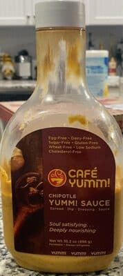CHIPOTLE YUMM! SAUCE SPREAD, DIP, DRESSING, SAUCE