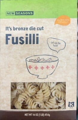 PASTA, FUSILLI