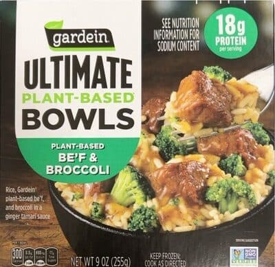 BE'F & BROCCOLI ULTIMATE PLANT-BASED BOWLS, BE'F & BROCCOLI