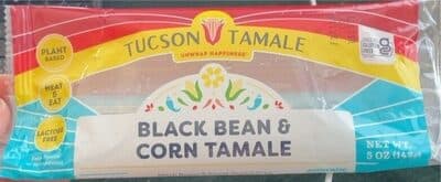 BLACK BEAN & CORN TAMALE, BLACK BEAN & CORN