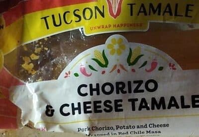 CHORIZO & CHEESE TAMALE, CHORIZO