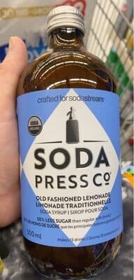OLD FASHIONED LEMONADE ORGANIC SODA SYRUP, OLD FASHIONED LEMONADE