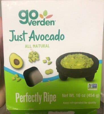 GUACAMOLE JUST AVOCADO PERFECTLY RIPE