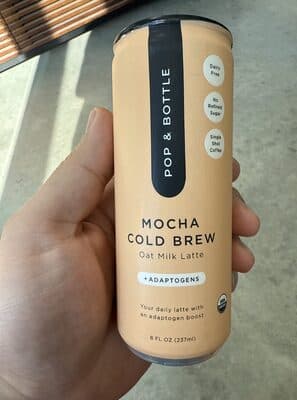 MOCHA COLD BREW OAT MILK LATTE, MOCHA COLD BREW