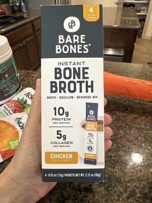 CHICKEN BONE BROTH INSTANT BEVERAGE MIX, CHICKEN