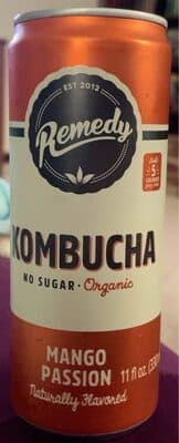 MANGO PASSION ORGANIC KOMBUCHA, MANGO PASSION