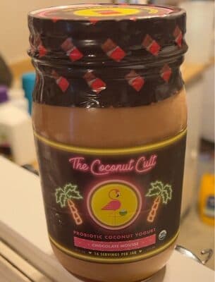 CHOCOLATE MOUSSE PROBIOTIC COCONUT YOGURT, CHOCOLATE MOUSSE