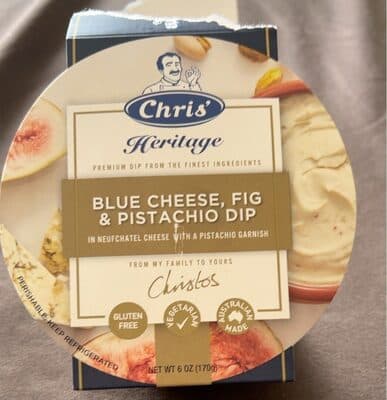 HERITAGE BLUE CHEESE, FIG & PISTACHIO DIP