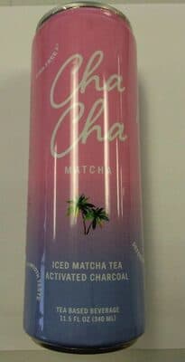 ICED MATCHA TEA ACTIVATED CHARCOAL TEA BASED BEVERAGE, ICED MATCHA TEA ACTIVATED CHARCOAL