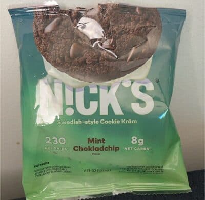MINT CHOKLADCHIP FLAVOR SWEDISH-STYLE COOKIE KRAM, MINT CHOKLADCHIP