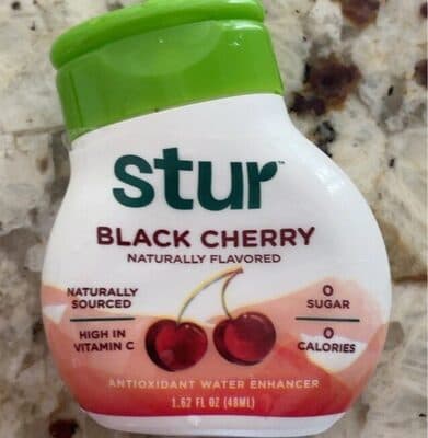 BLACK CHERRY FLAVORED ANTIOXIDANT WATER ENHANCER, BLACK CHERRY