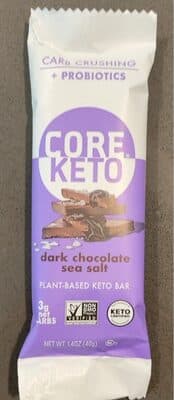 FUDGY DOUBLE CHOCOLATE BROWNIE PLANT-BASED KETO BAR, FUDGY DOUBLE CHOCOLATE BROWNIE