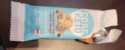 CHOCOLATE CHIP COOKIE DOUGH PLANT-BASED KETO BAR, CHOCOLATE