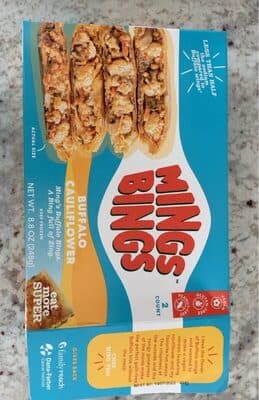 MINGSBINGS BUFFALO CAULIFLOWER BING, 2 COUNT, 8.8 OZ