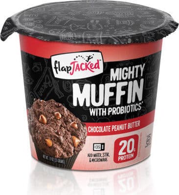 CHOCOLATE PEANUT BUTTER MIGHTY MUFFIN, CHOCOLATE PEANUT BUTTER