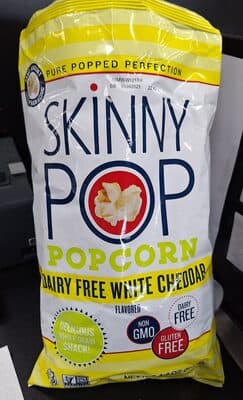 SKINNYPOP, POPCORN, WHITE CHEDDAR, WHITE CHEDDAR