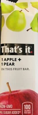 1 APPLE + 10 CHERRIES IN THIS FRUIT BAR