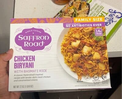CHICKEN BIRYANI WITH BASMATI RICE, CHICKEN BIRYANI