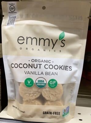 VANILLA BEAN ORGANIC COCONUT COOKIES