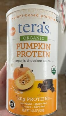 PUMPKIN PROTEIN ORGANIC CHOCOLATE COCOA, PUMPKIN