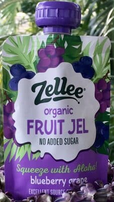 BLUEBERRY GRAPE ORGANIC PLANT-BASED FRUIT JEL, BLUEBERRY GRAPE