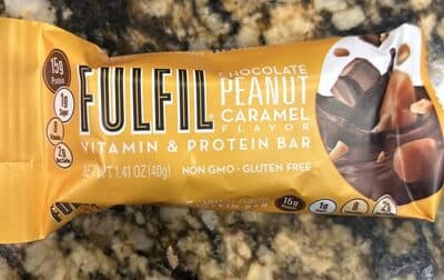 CHOCOLATE PEANUT CARAMEL FLAVOR VITAMIN & PROTEIN BAR, CHOCOLATE PEANUT CARAMEL