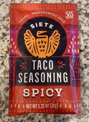 SPICY TACO SEASONING, SPICY