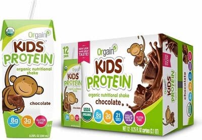KIDS GRASS-FED PROTEIN 8 G ORGANIC NUTRITIONAL SHAKE, CHOCOLATE, CHOCOLATE