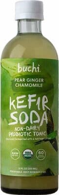 PEAR GINGER CHAMOMILE KEFIR SODA, PEAR GINGER CHAMOMILE