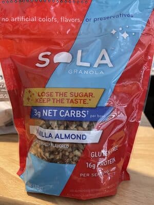 VANILLA ALMOND GRANOLA, VANILLA ALMOND