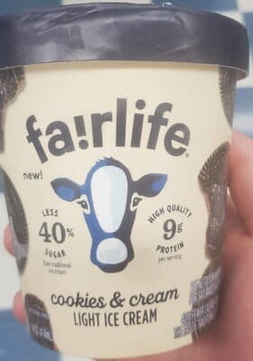 COOKIES & CREAM LIGHT ICE CREAM, COOKIES & CREAM