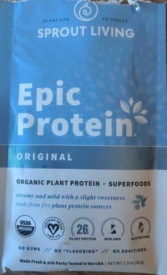 EPIC ORIGINAL PLANT LIFE TO THRIVE PLANT-BASED PROTEIN, ORIGINAL