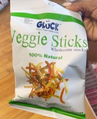 100% NATURAL VEGGIE STICKS SNACKS