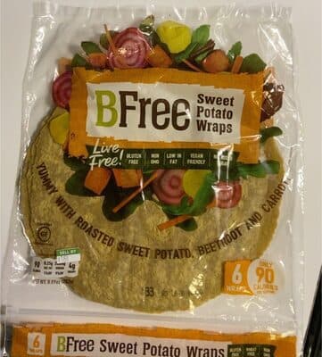 SWEET POTATO WRAPS