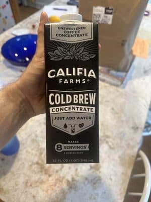 CONCENTRATED COLD BREW COFFEE