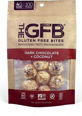 DARK CHOCOLATE + COCONUT GLUTEN FREE BITES, DARK CHOCOLATE + COCONUT