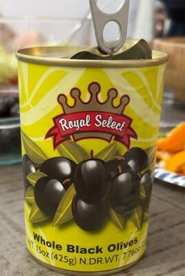 WHOLE BLACK OLIVES