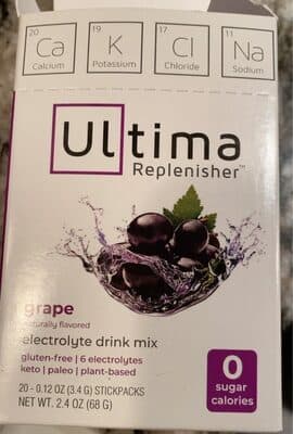 GRAPE ELECTROLYTE DRINK MIX, GRAPE