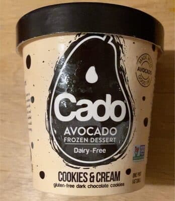 COOKIES & CREAM AVOCADO FROZEN DESSERT, COOKIES & CREAM