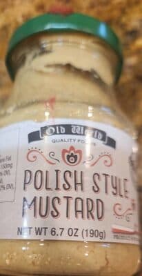 POLISH STYLE MUSTARD, POLISH STYLE