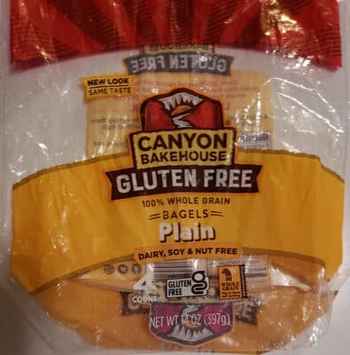 100% WHOLE GRAIN BAGELS