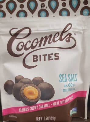 SEA SALT COCONUT MILK CARAMELS BITES, SEA SALT