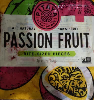 PASSION FRUIT SEEDLESS BITE-SIZED PIECES, PASSION FRUIT