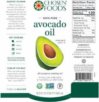 100% PURE AVOCADO OIL