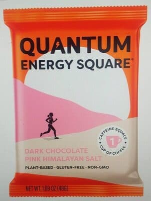 ENERGY SQUARES DARK CHOCOLATE PINK HIMALAYAN SALT, DARK CHOCOLATE PINK HIMALAYAN SALT