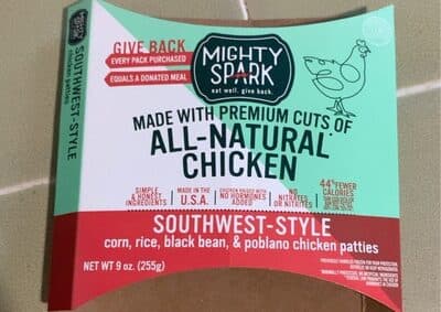 SOUTHWEST-STYLE CORN, RICE, BLACK BEAN, & POBLANO CHICKEN PATTIES, SOUTHWEST-STYLE