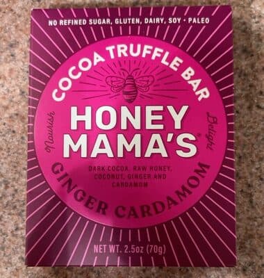CACAO-NECTAR BAR, GINGER CARDAMOM